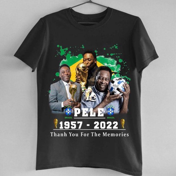 The Pele Rip The King Pele Rip King Of Football Rip Pele King Of Foot shirt 90s - Picture 1 of 2